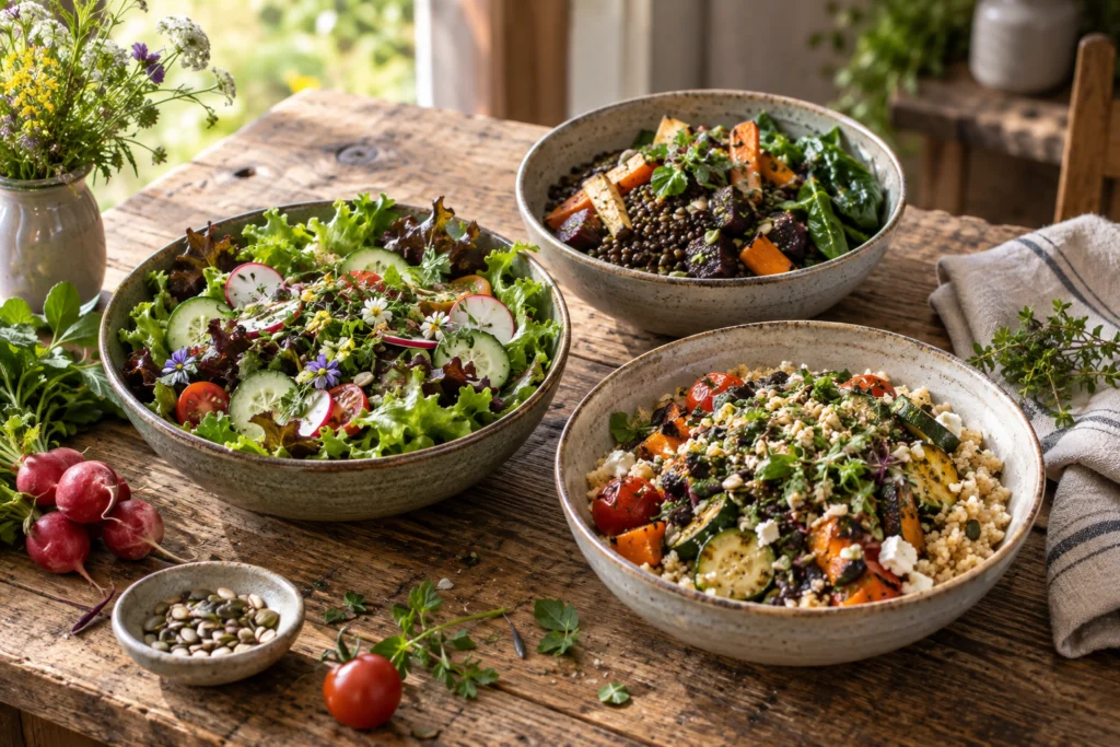 Bowls mit Belugalinsen der Hofmanufaktur
