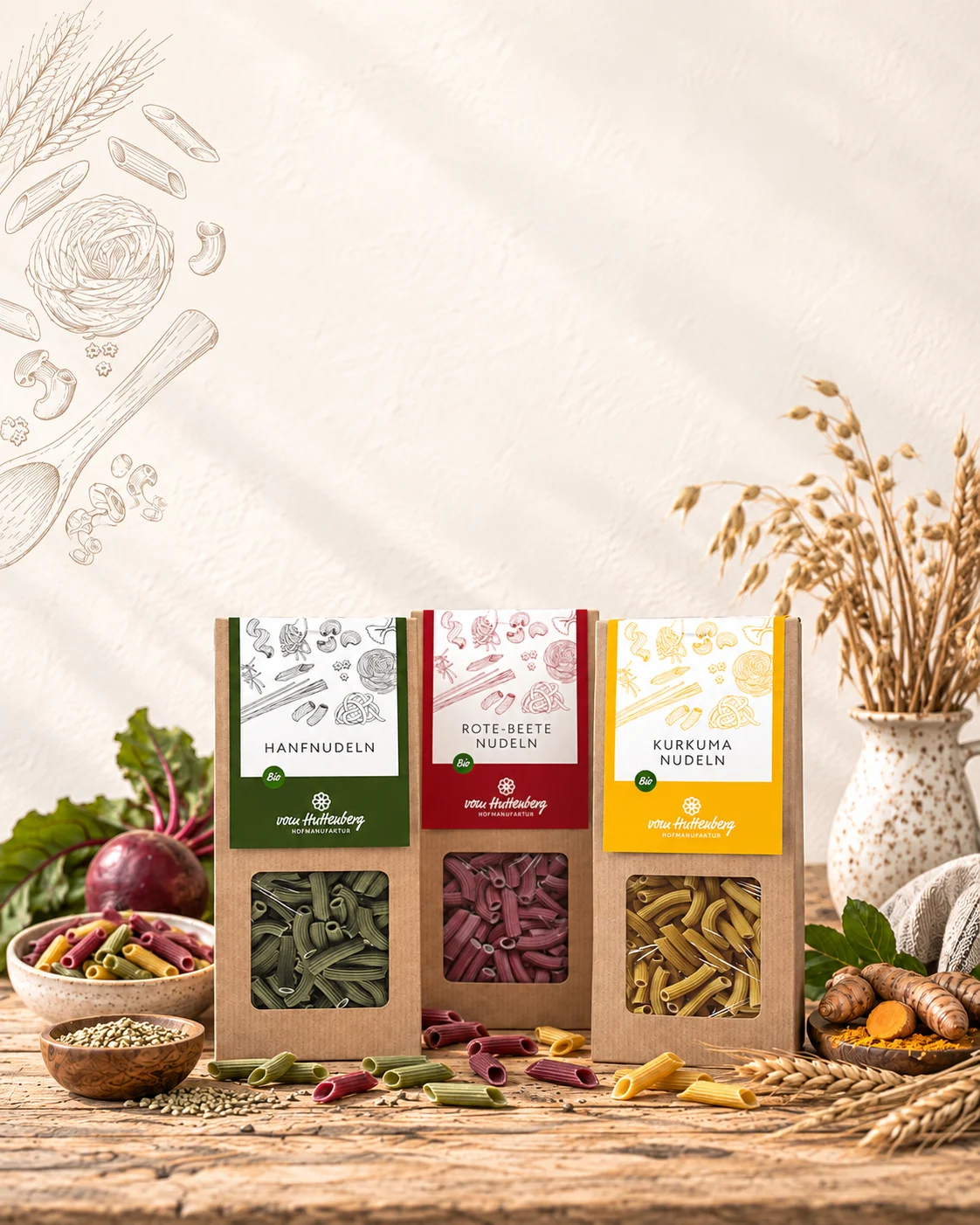 Bio-Nudeln